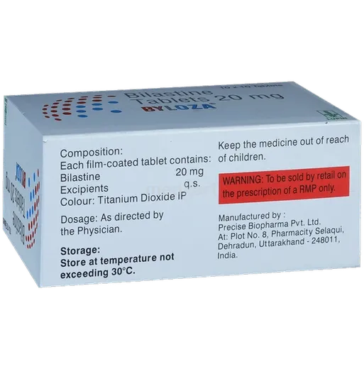byloza 20mg tablet 10's